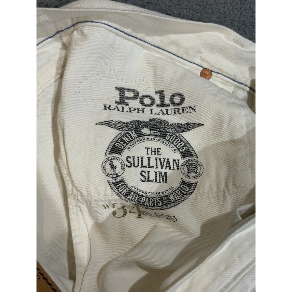 *READ Polo Ralph Lauren 36W 7'' Inseam Sullivan Slim Denim Shorts Williston Wash - Picture 13 of 14